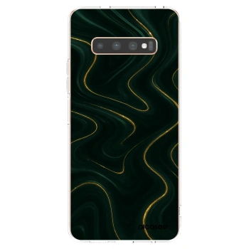 Picasee silikonowe przeźroczyste etui na Samsung Galaxy S10 Plus G975 - Vawes