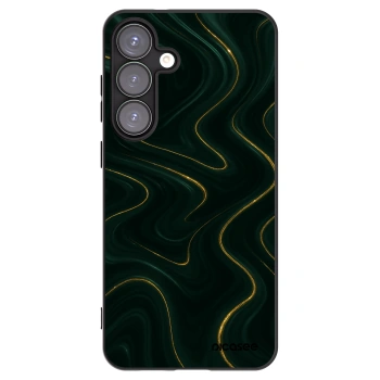 Picasee silikonowe czarne etui na Samsung Galaxy S25+ 5G - Vawes