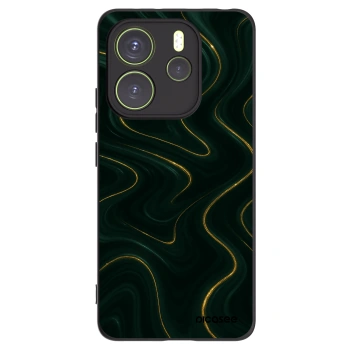 Picasee silikonowe czarne etui na Xiaomi Redmi Note 14 4G - Vawes