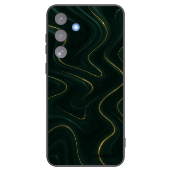 Picasee silikonowe czarne etui na Samsung Galaxy S25 FE 5G - Vawes