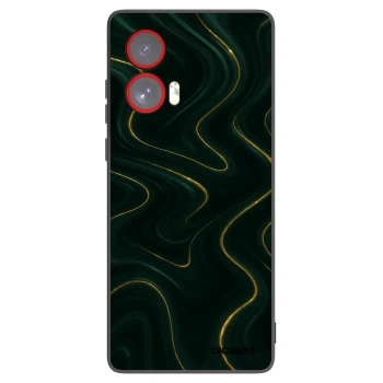 Picasee silikonowe czarne etui na Motorola Edge 50 Fusion - Vawes