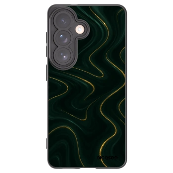 Picasee silikonowe czarne etui na Samsung Galaxy S26 - Vawes