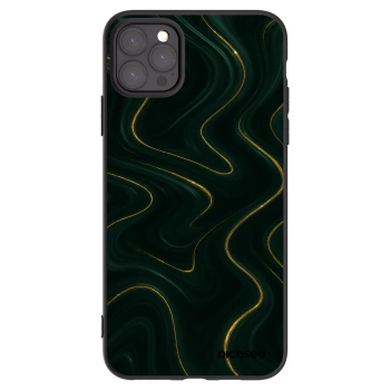 Picasee silikonowe czarne etui na Apple iPhone 11 Pro Max - Vawes