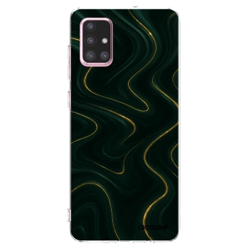 Picasee silikonowe przeźroczyste etui na Samsung Galaxy A71 A715F - Vawes