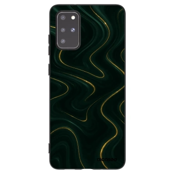 Picasee silikonowe czarne etui na Samsung Galaxy S20+ G985F - Vawes