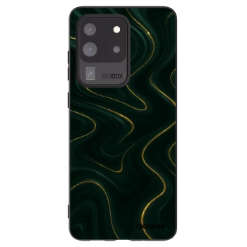Picasee silikonowe czarne etui na Samsung Galaxy S20 Ultra 5G G988F - Vawes
