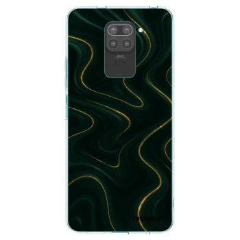 Picasee silikonowe czarne etui na Xiaomi Redmi Note 9 - Vawes