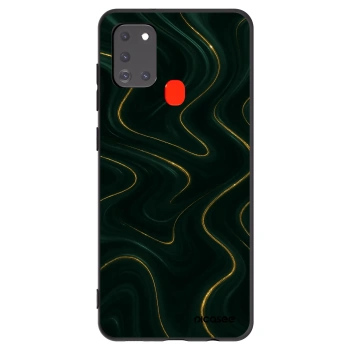 Picasee silikonowe czarne etui na Samsung Galaxy A21s - Vawes