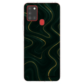 Picasee silikonowe przeźroczyste etui na Samsung Galaxy A21s - Vawes