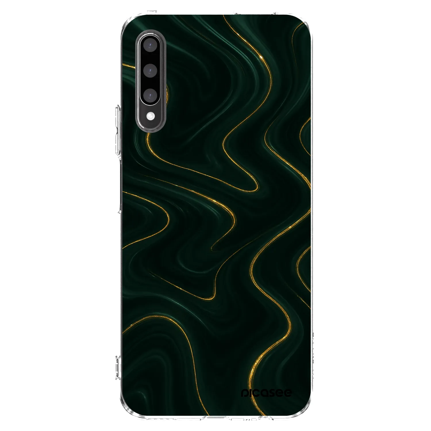 Picasee silikonowe przeźroczyste etui na Honor 9X Pro - Vawes
