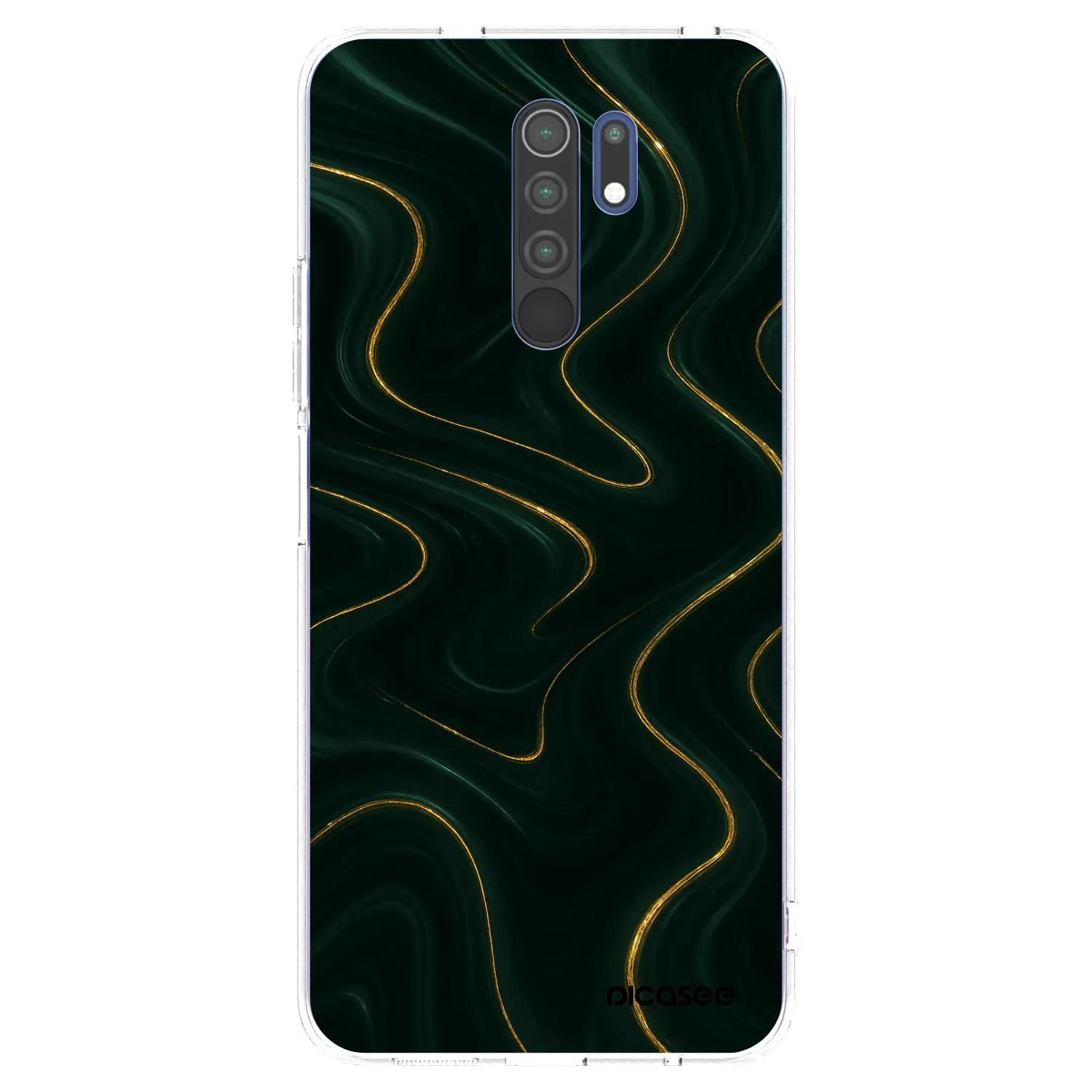 Picasee silikonowe przeźroczyste etui na Xiaomi Redmi 9 - Vawes