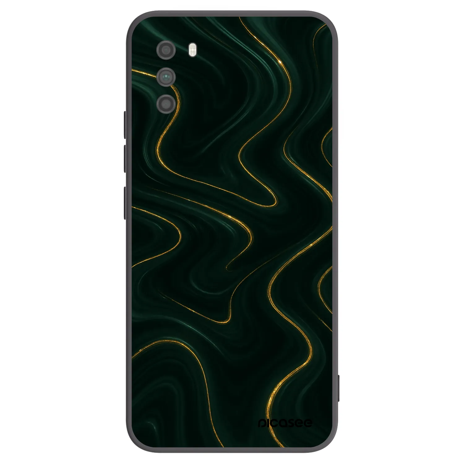 Picasee silikonowe czarne etui na Xiaomi Poco M3 - Vawes