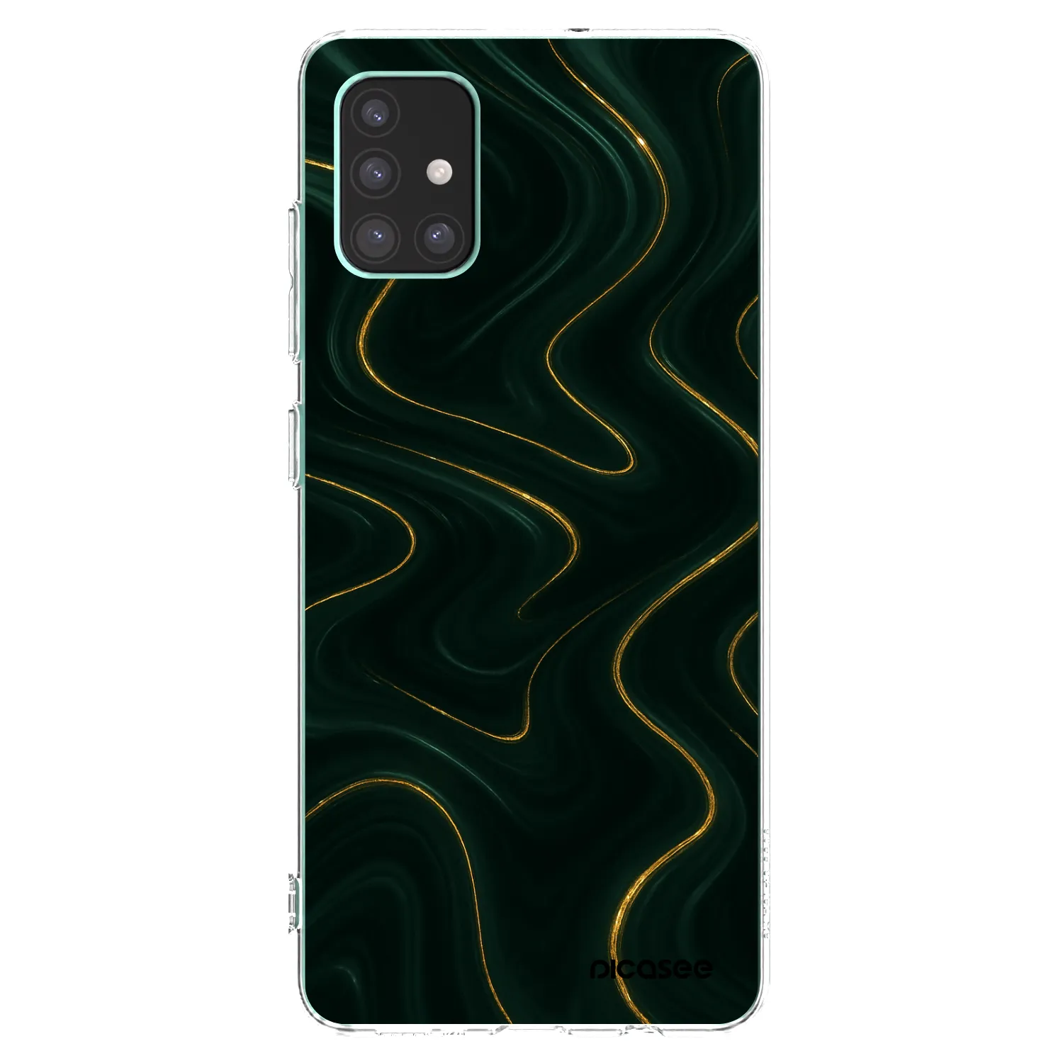 Picasee silikonowe przeźroczyste etui na Samsung Galaxy M51 M515F - Vawes