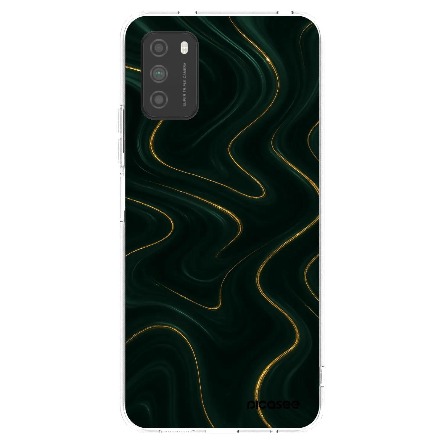 Picasee silikonowe przeźroczyste etui na Xiaomi Poco M3 - Vawes