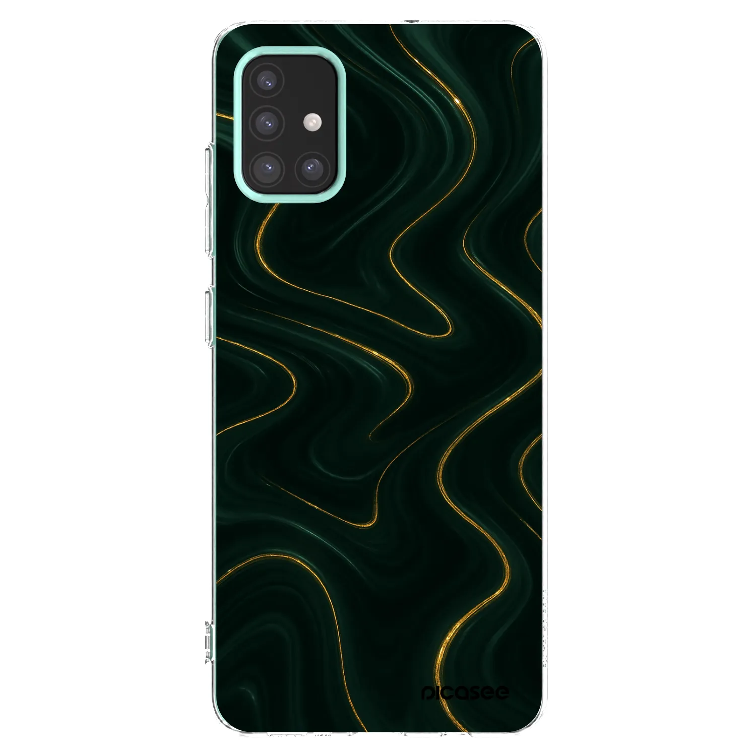 Picasee silikonowe przeźroczyste etui na Samsung Galaxy M31s - Vawes
