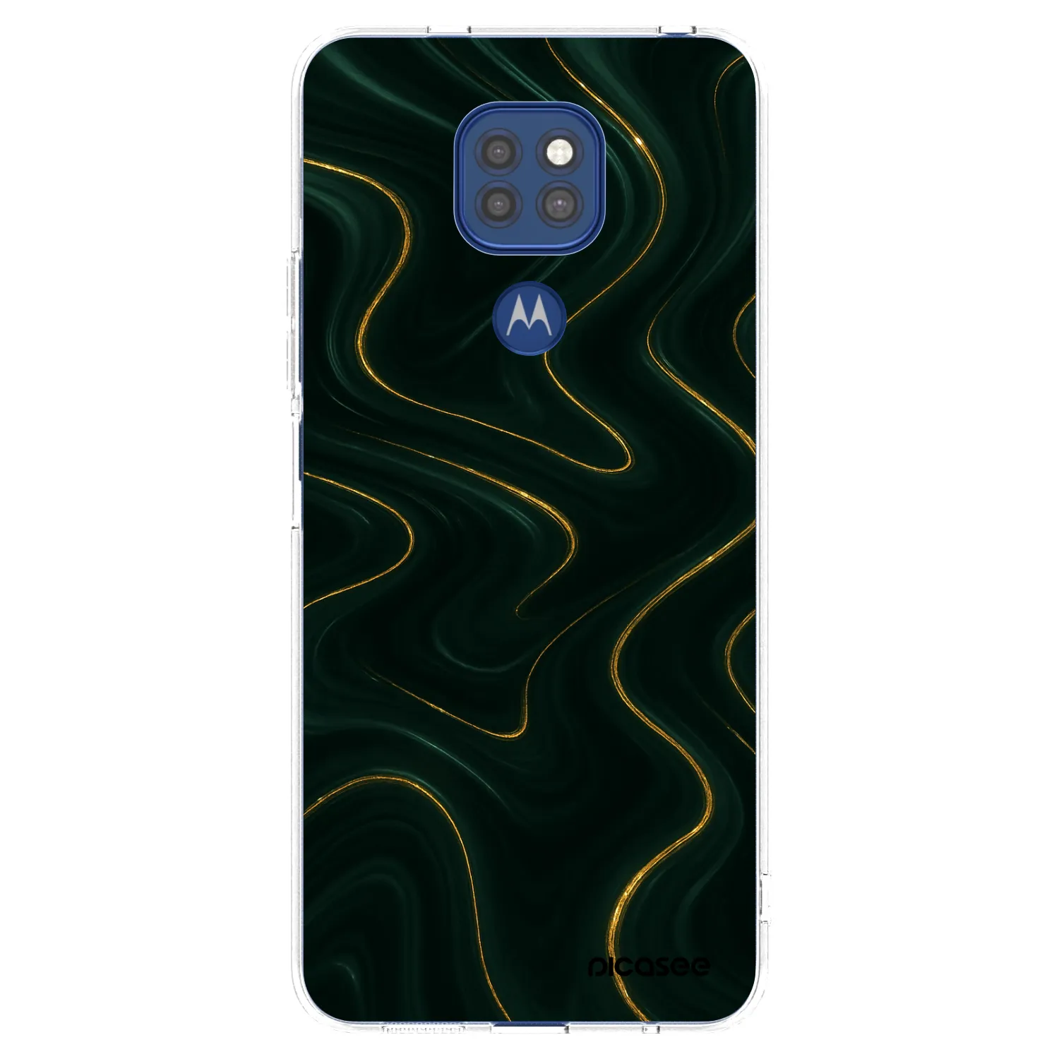 Picasee silikonowe przeźroczyste etui na Motorola Moto G9 Play - Vawes