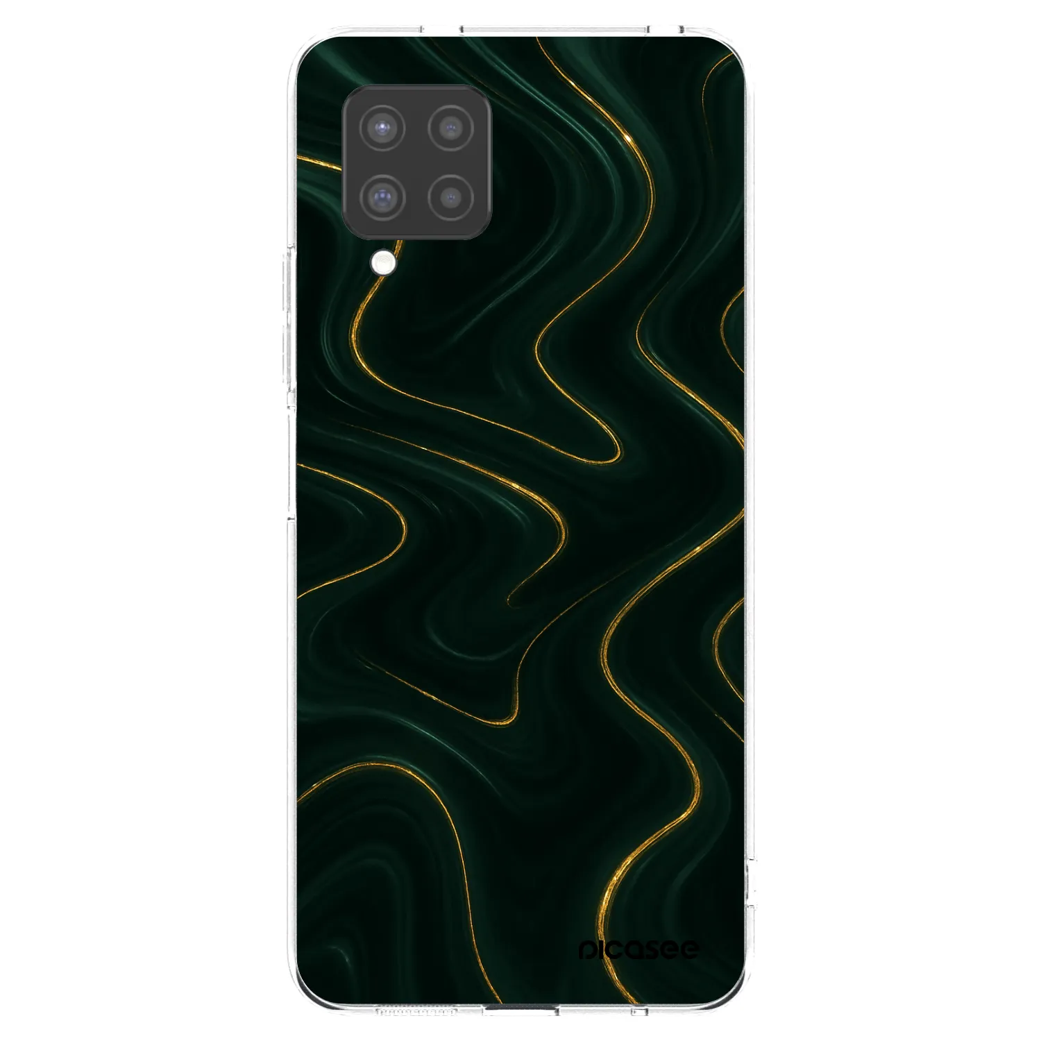 Picasee silikonowe przeźroczyste etui na Samsung Galaxy A42 A426B - Vawes