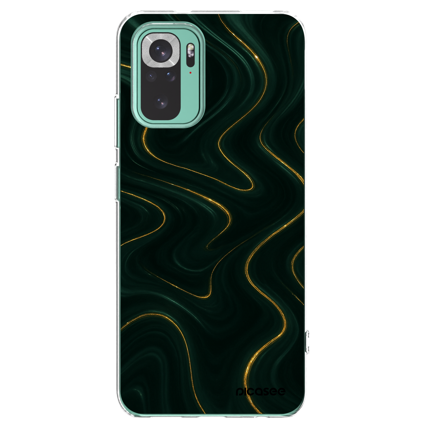 Picasee silikonowe przeźroczyste etui na Xiaomi Redmi Note 10 Pro - Vawes
