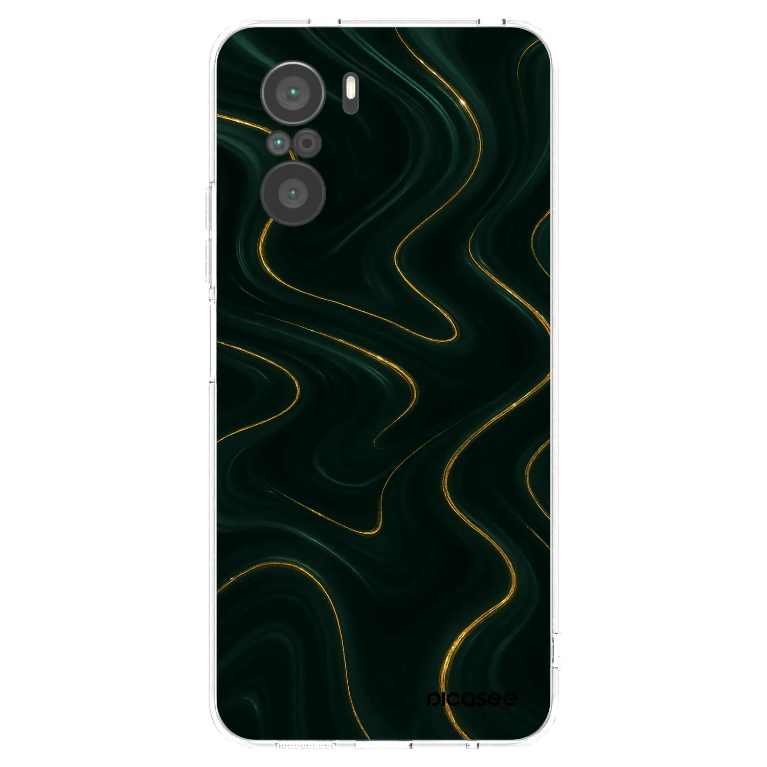 Picasee silikonowe przeźroczyste etui na Xiaomi Poco F3 - Vawes