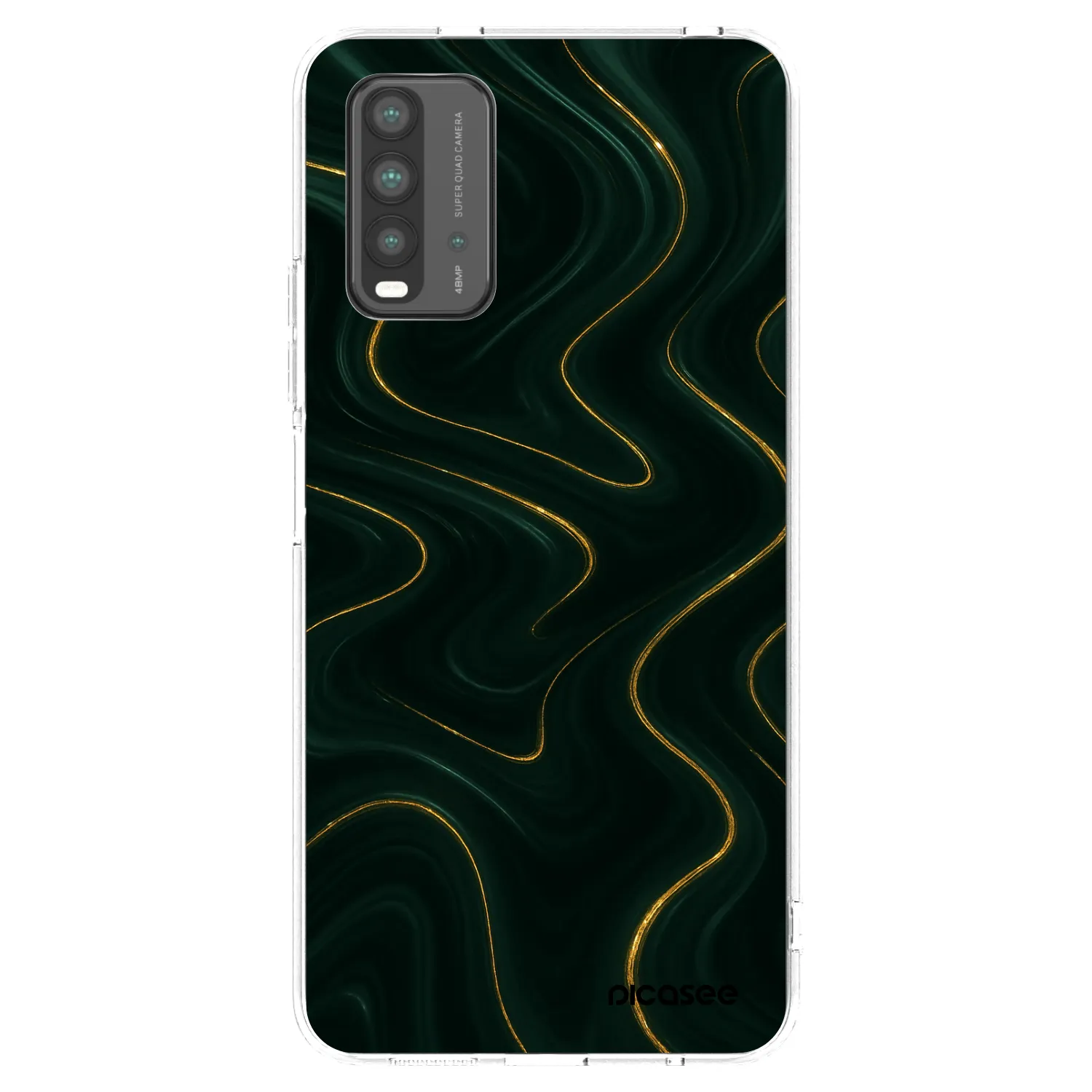 Picasee silikonowe przeźroczyste etui na Xiaomi Redmi 9T - Vawes