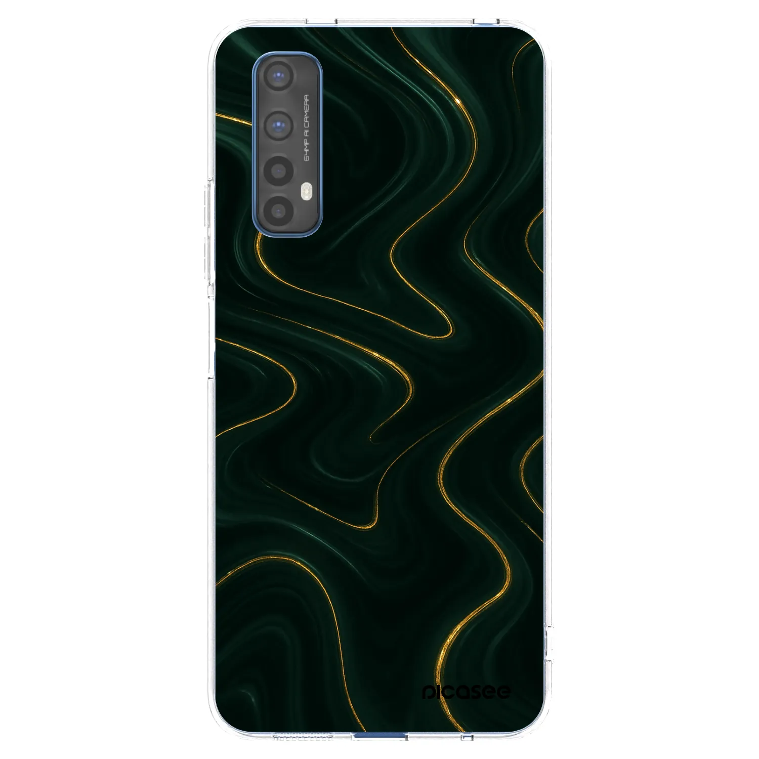Picasee silikonowe przeźroczyste etui na Realme 7 - Vawes