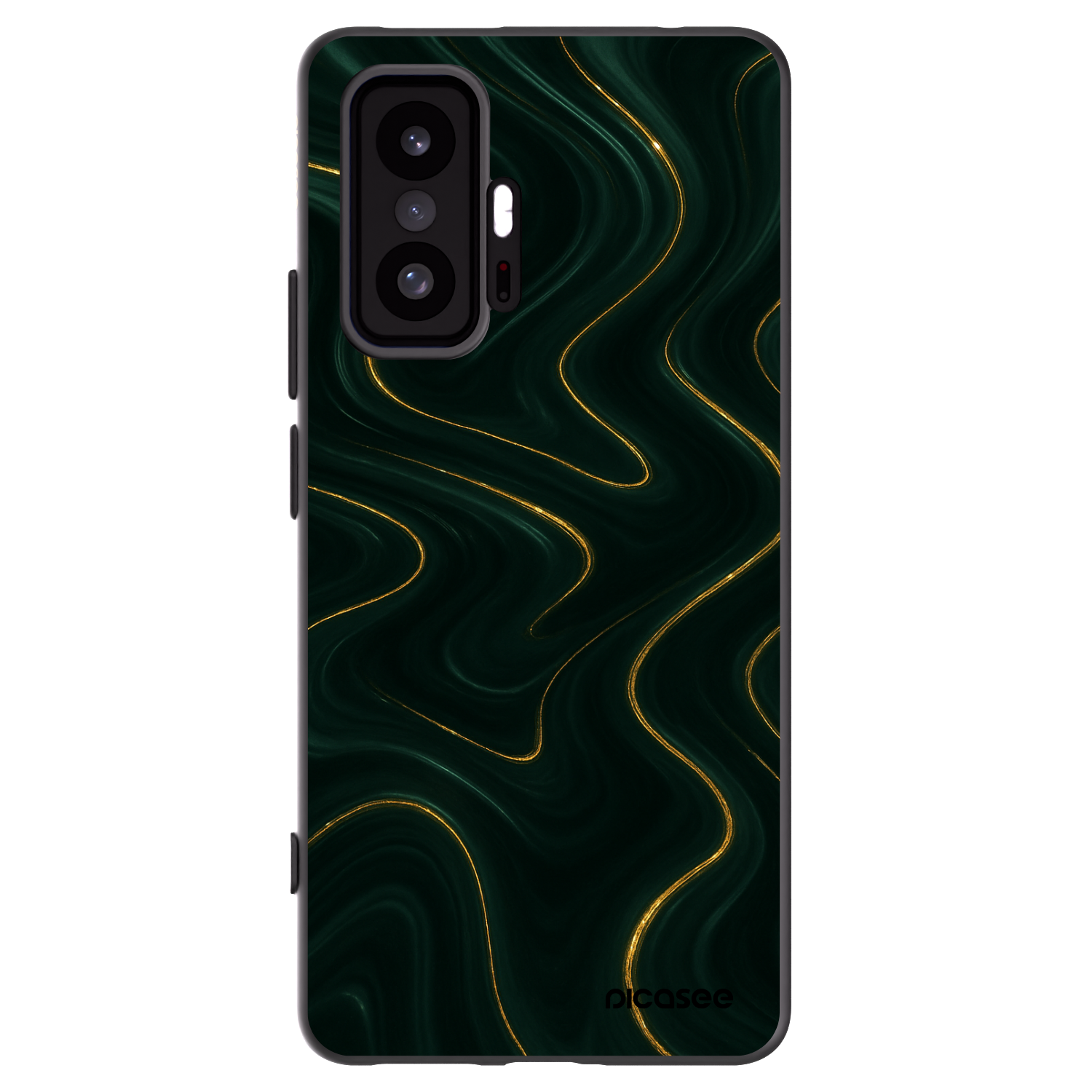Picasee silikonowe czarne etui na Xiaomi 11T - Vawes