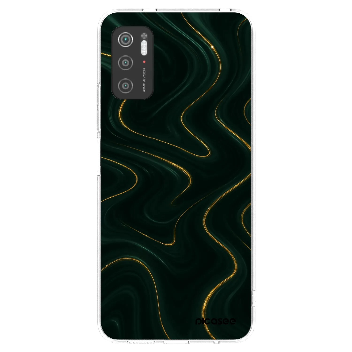 Picasee silikonowe przeźroczyste etui na Xiaomi Poco M3 Pro 5G - Vawes