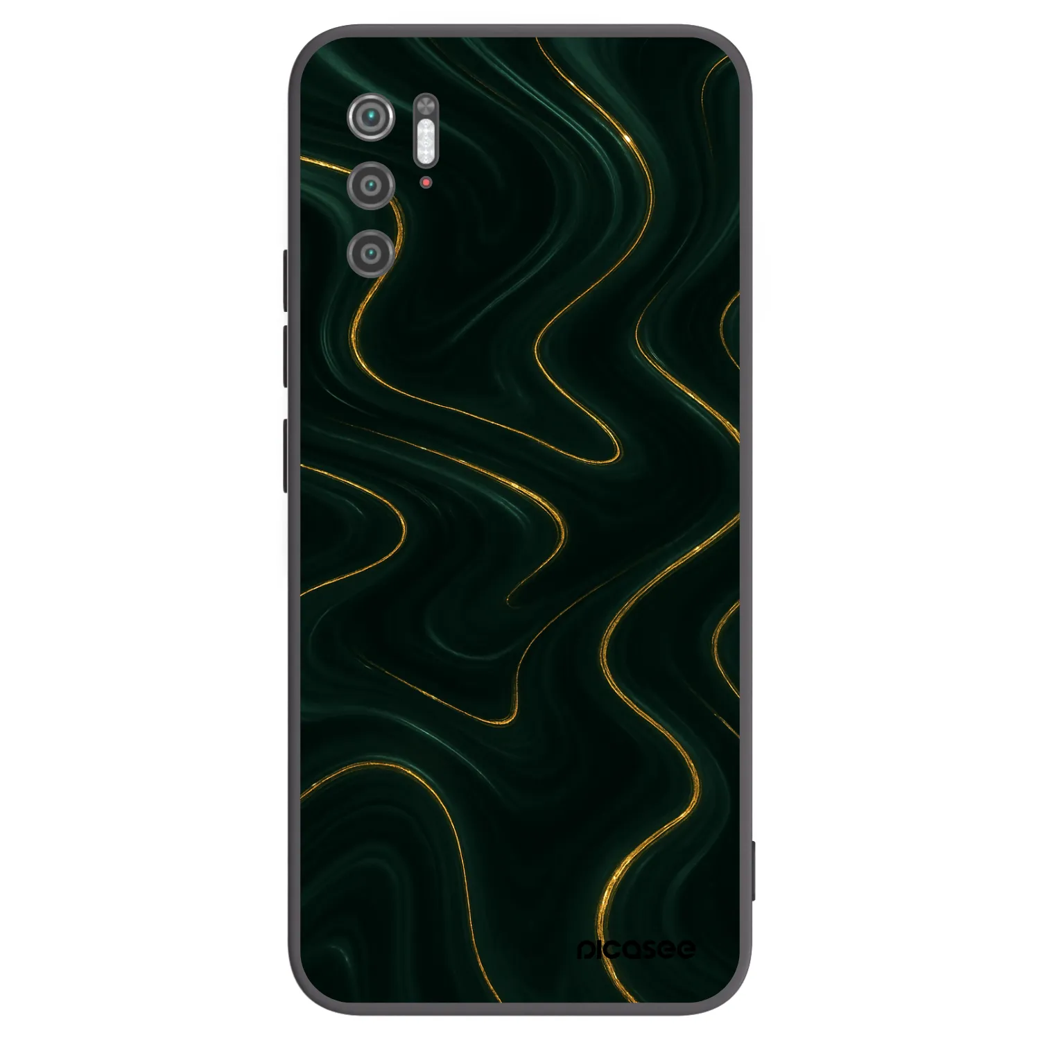 Picasee silikonowe czarne etui na Xiaomi Poco M3 Pro 5G - Vawes