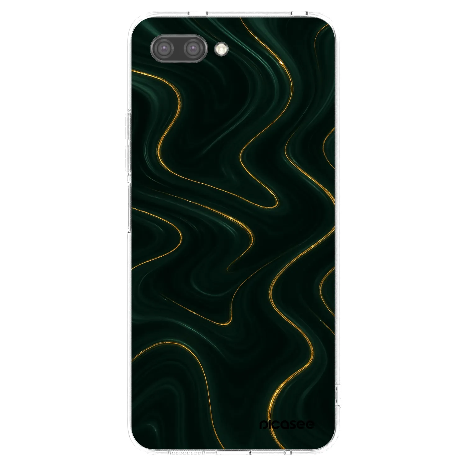 Picasee silikonowe przeźroczyste etui na Honor 10 - Vawes