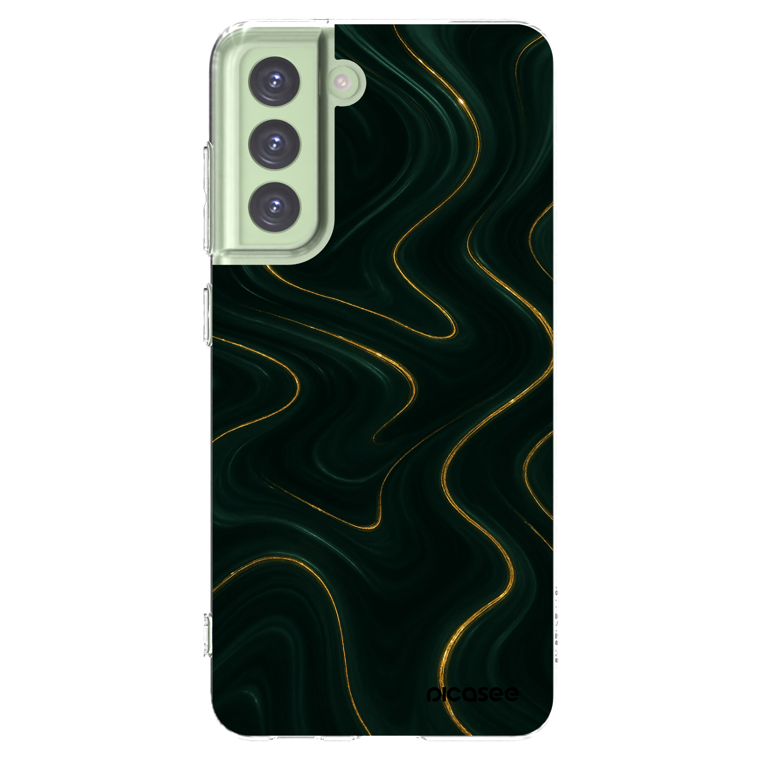 Picasee silikonowe przeźroczyste etui na Samsung Galaxy S21 FE 5G - Vawes