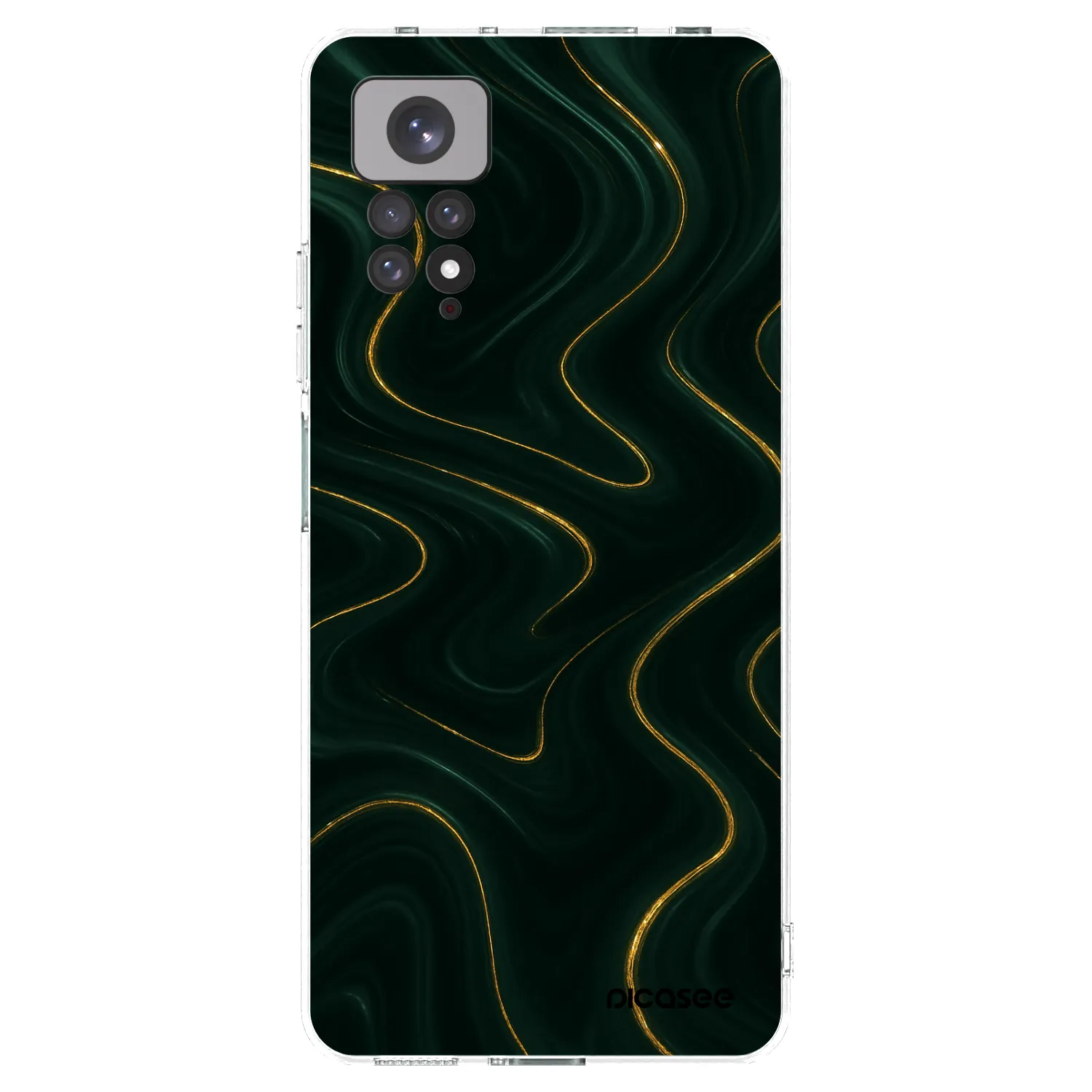 Picasee silikonowe przeźroczyste etui na Xiaomi Redmi Note 11S 4G - Vawes