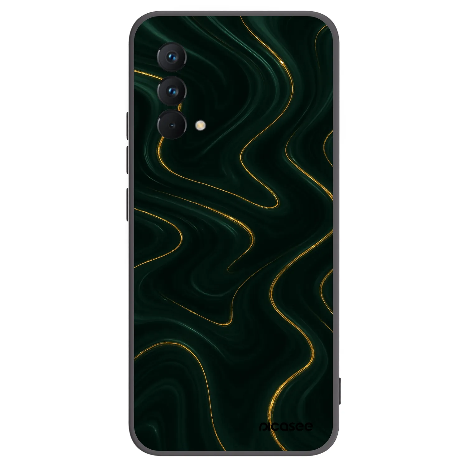 Picasee silikonowe czarne etui na Realme GT Master Edition 5G - Vawes
