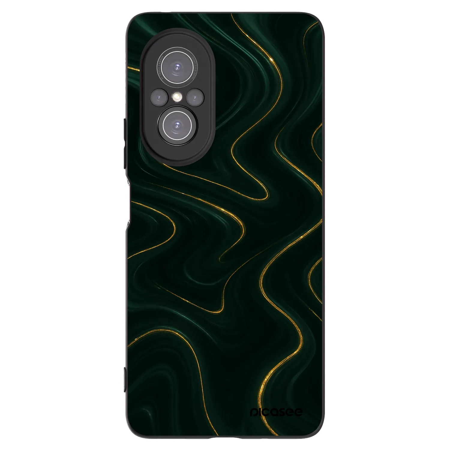 Picasee silikonowe czarne etui na Huawei Nova 9 SE - Vawes