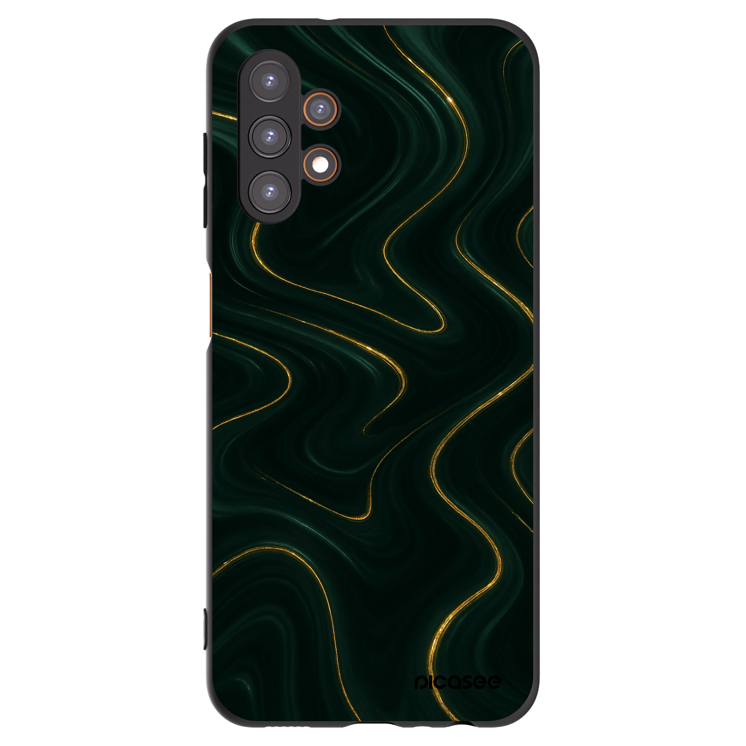 Picasee silikonowe czarne etui na Samsung Galaxy A13 4G A135 - Vawes