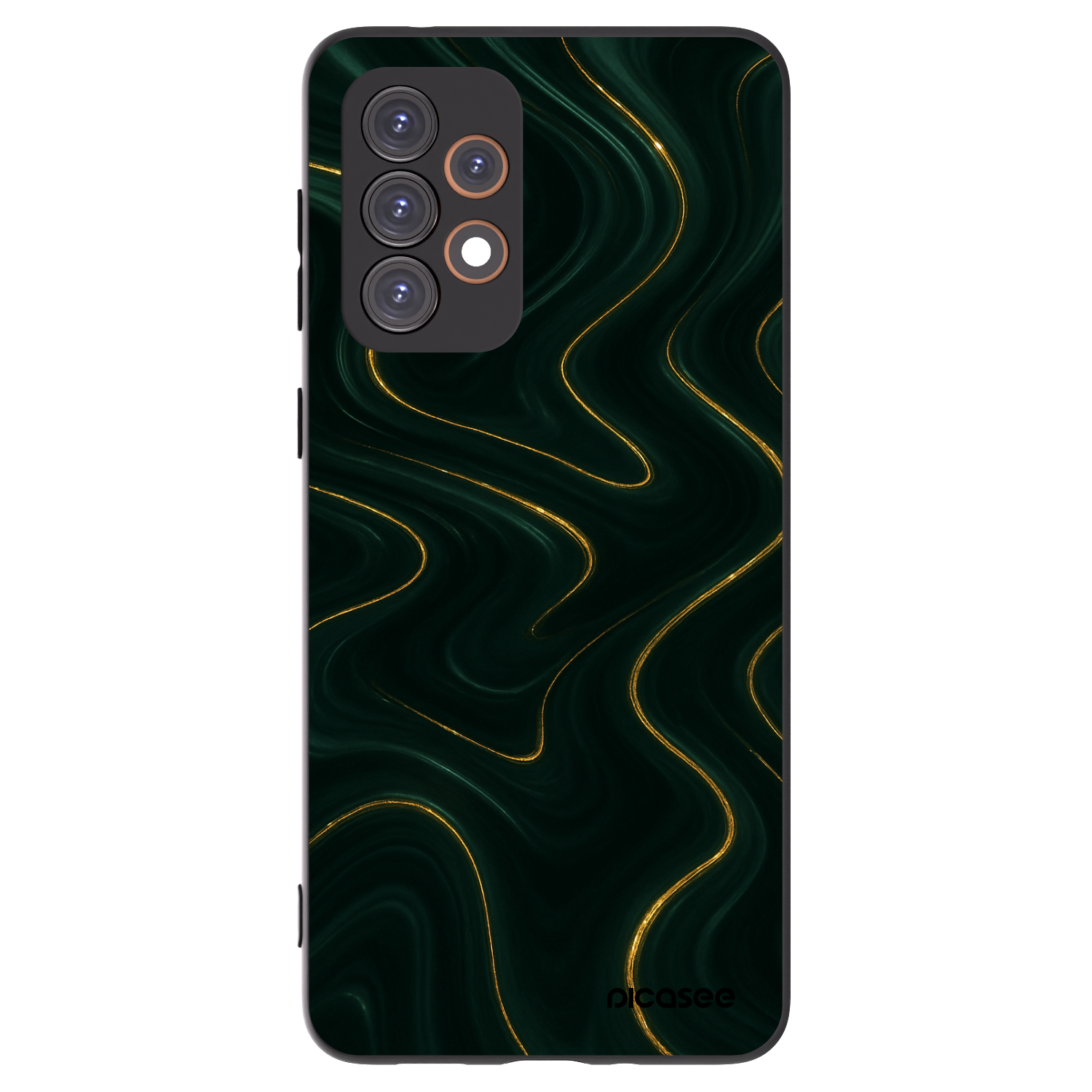 Picasee silikonowe czarne etui na Samsung Galaxy A33 5G A336 - Vawes