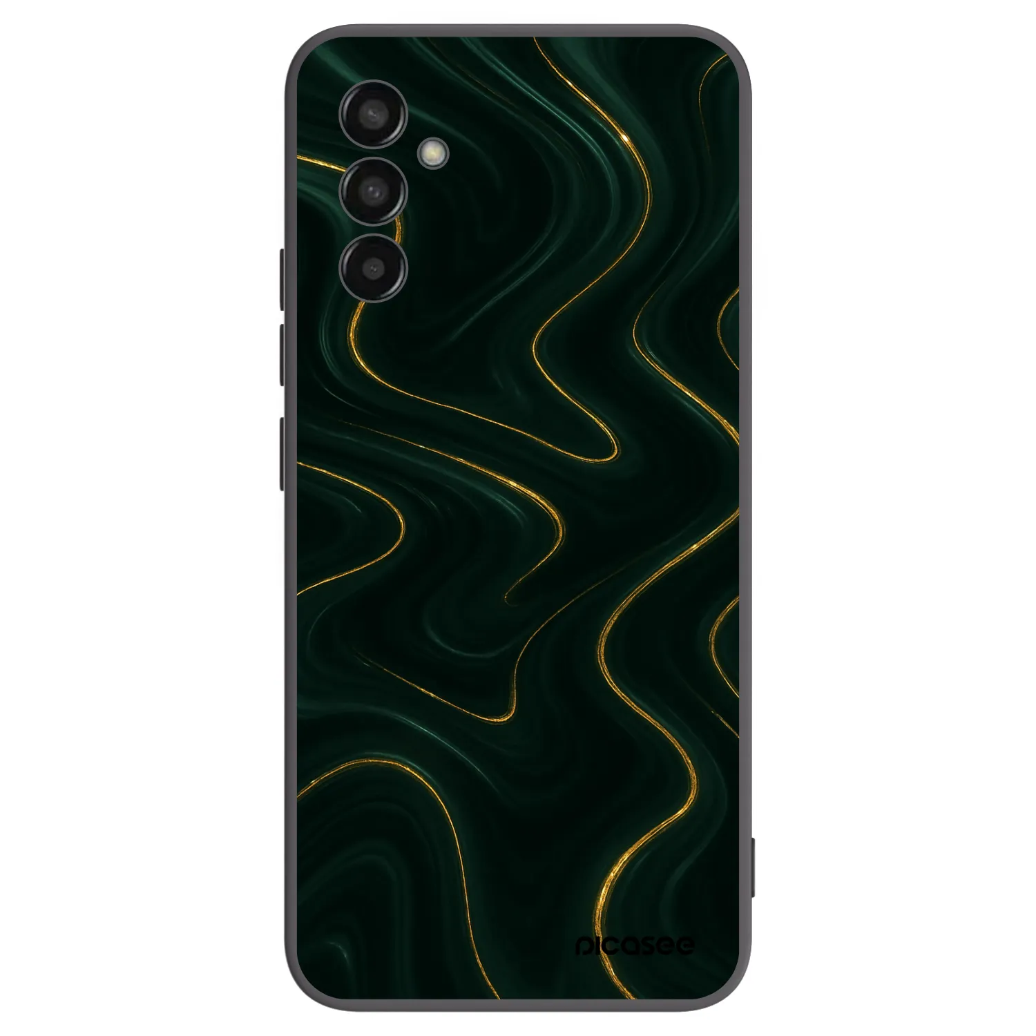 Picasee silikonowe czarne etui na Samsung Galaxy M13 M135F - Vawes