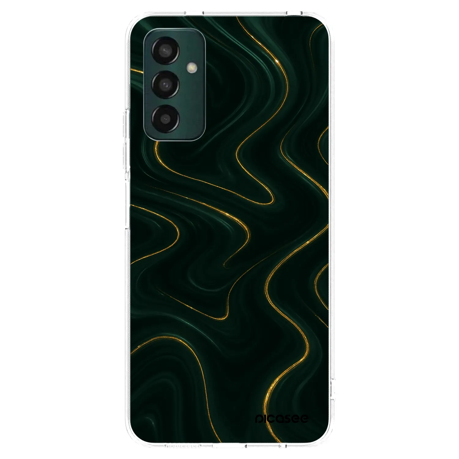 Picasee silikonowe przeźroczyste etui na Samsung Galaxy M13 M135F - Vawes