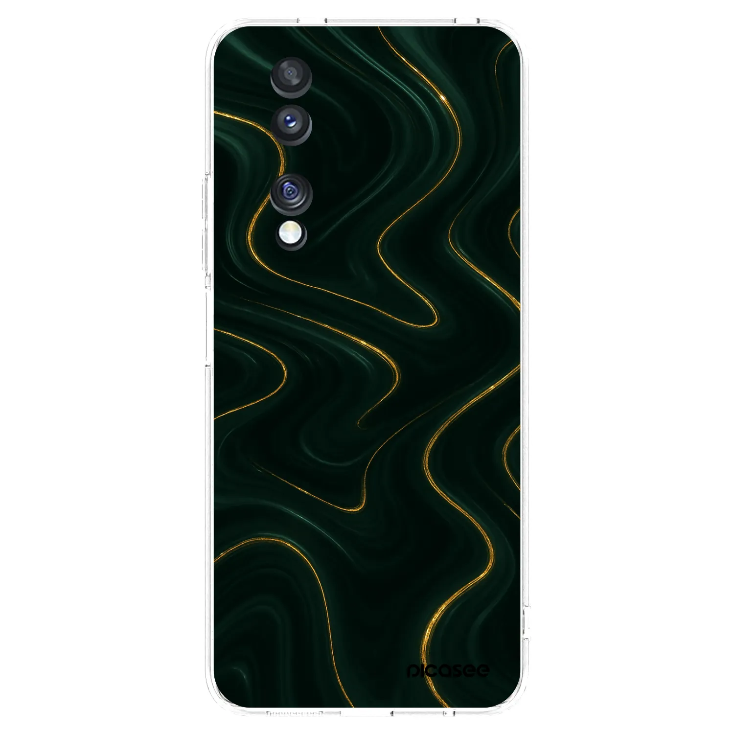Picasee silikonowe przeźroczyste etui na Honor 70 - Vawes
