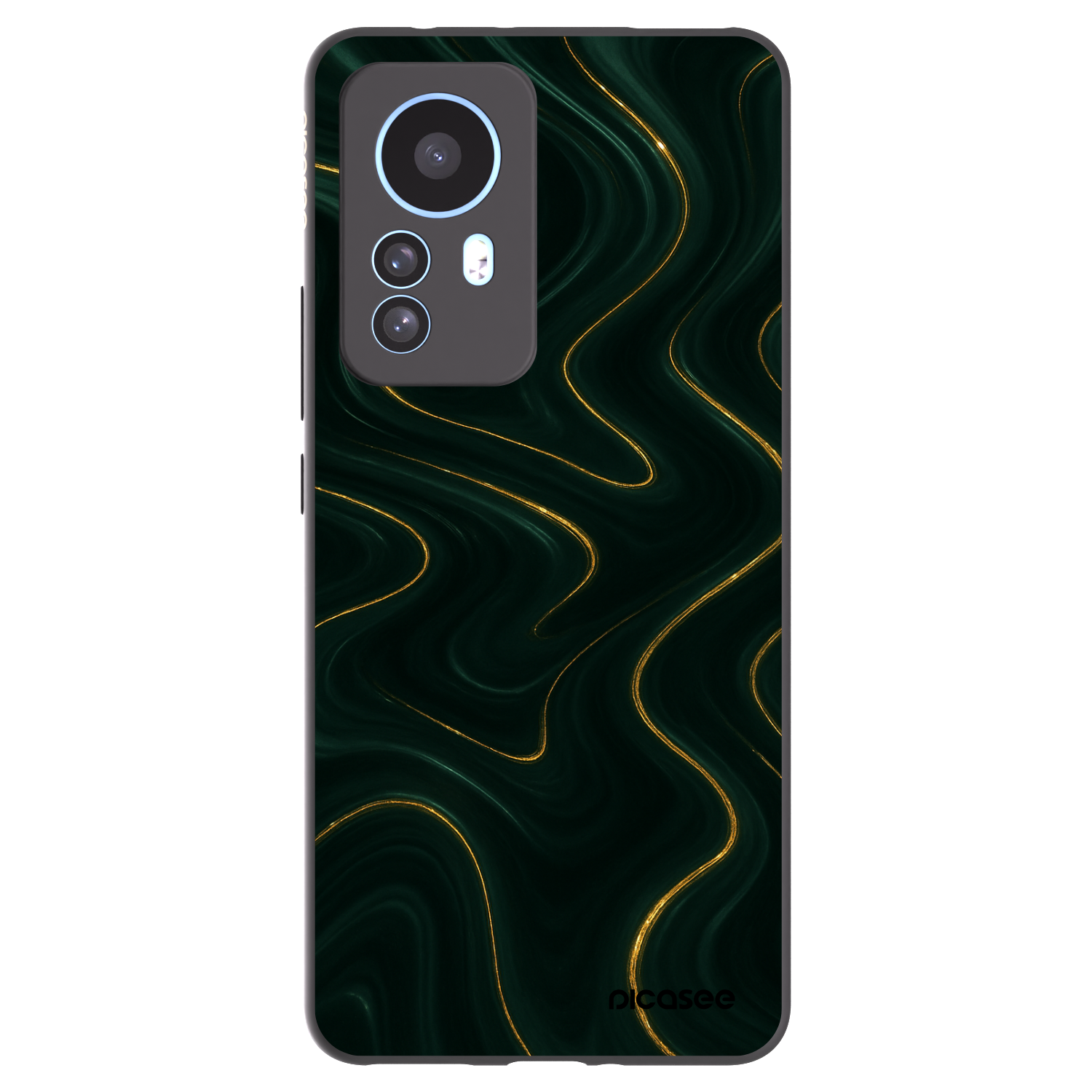 Picasee silikonowe czarne etui na Xiaomi 12T Pro - Vawes