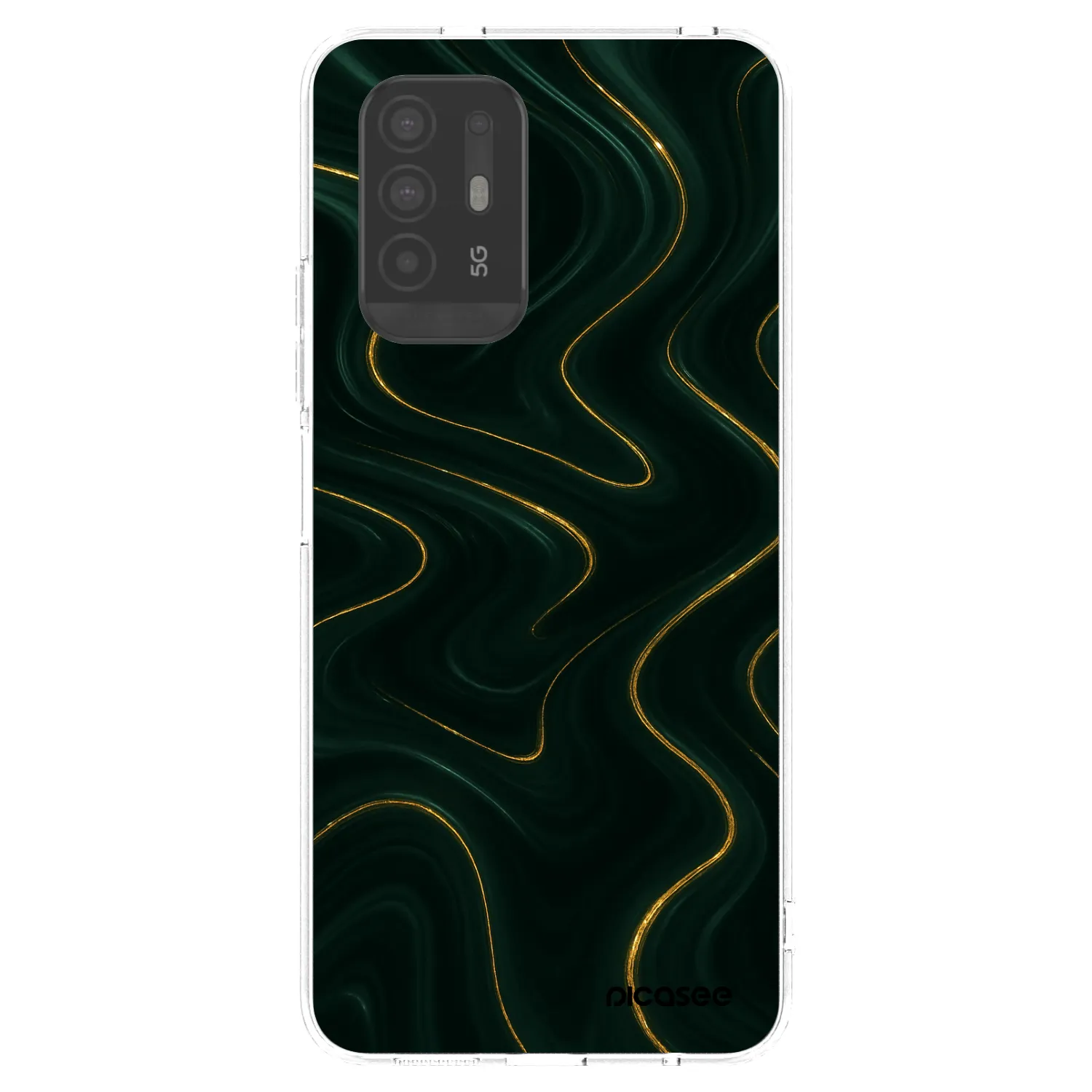 Picasee silikonowe przeźroczyste etui na OPPO A94 5G - Vawes