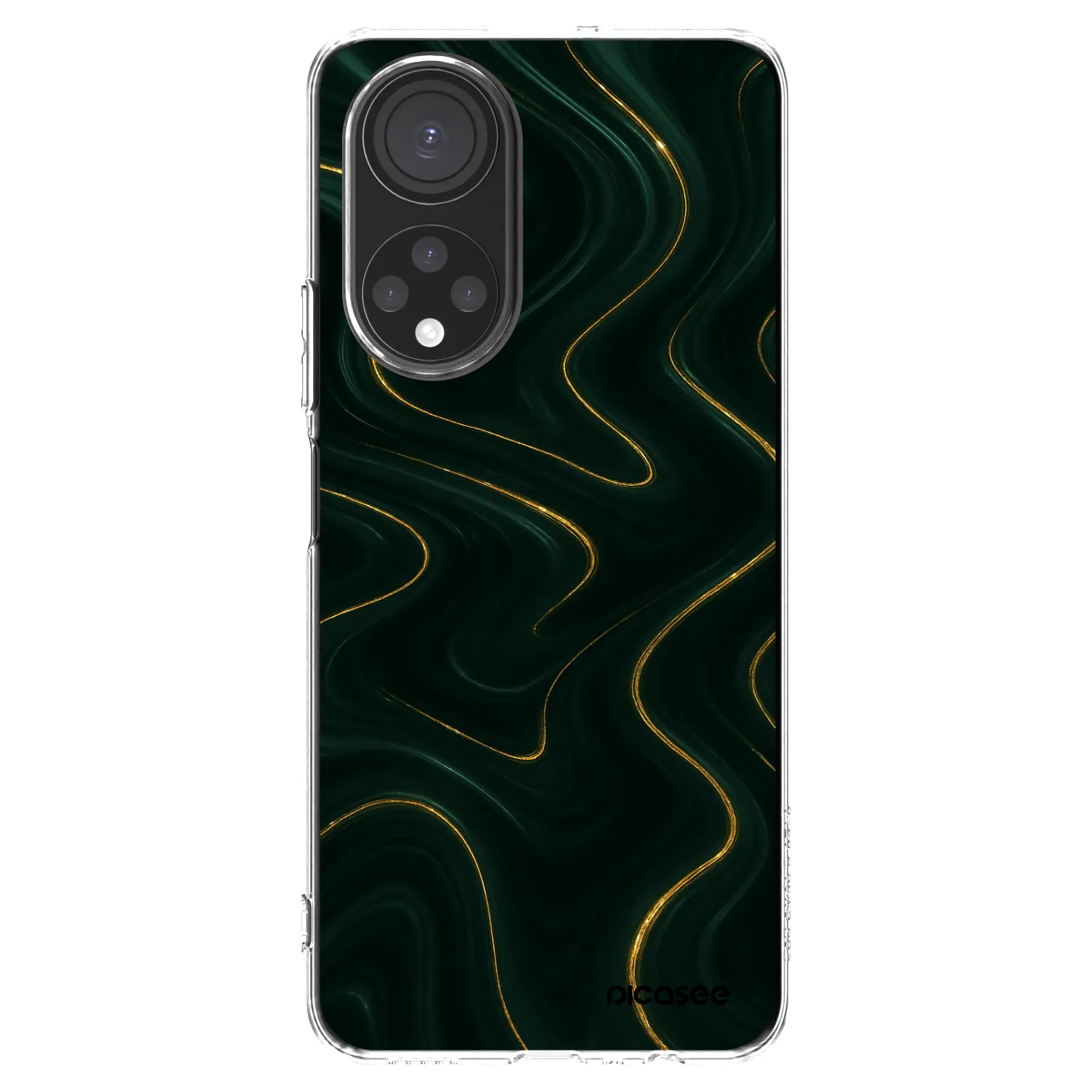 Picasee silikonowe przeźroczyste etui na Honor X7 - Vawes