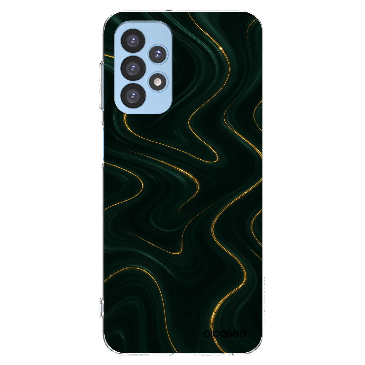 Picasee silikonowe przeźroczyste etui na Samsung Galaxy A23 A235F 4G - Vawes