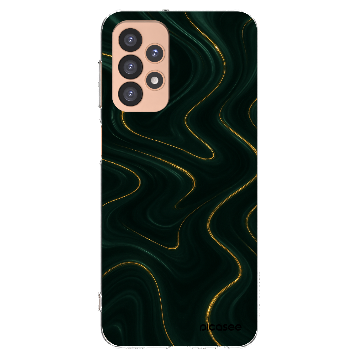 Picasee silikonowe przeźroczyste etui na Samsung Galaxy A23 A236B 5G - Vawes