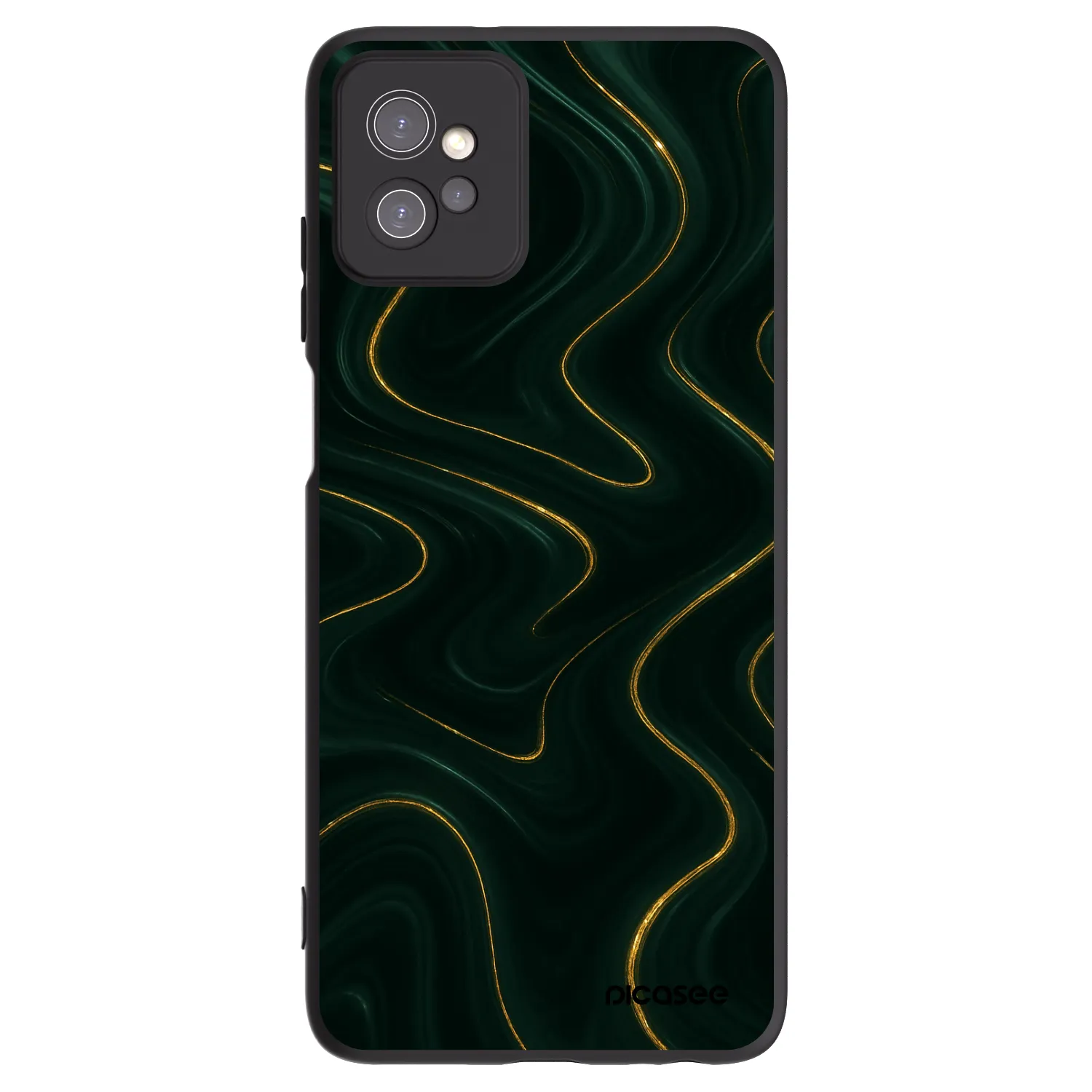 Picasee silikonowe czarne etui na Motorola Moto G32 - Vawes