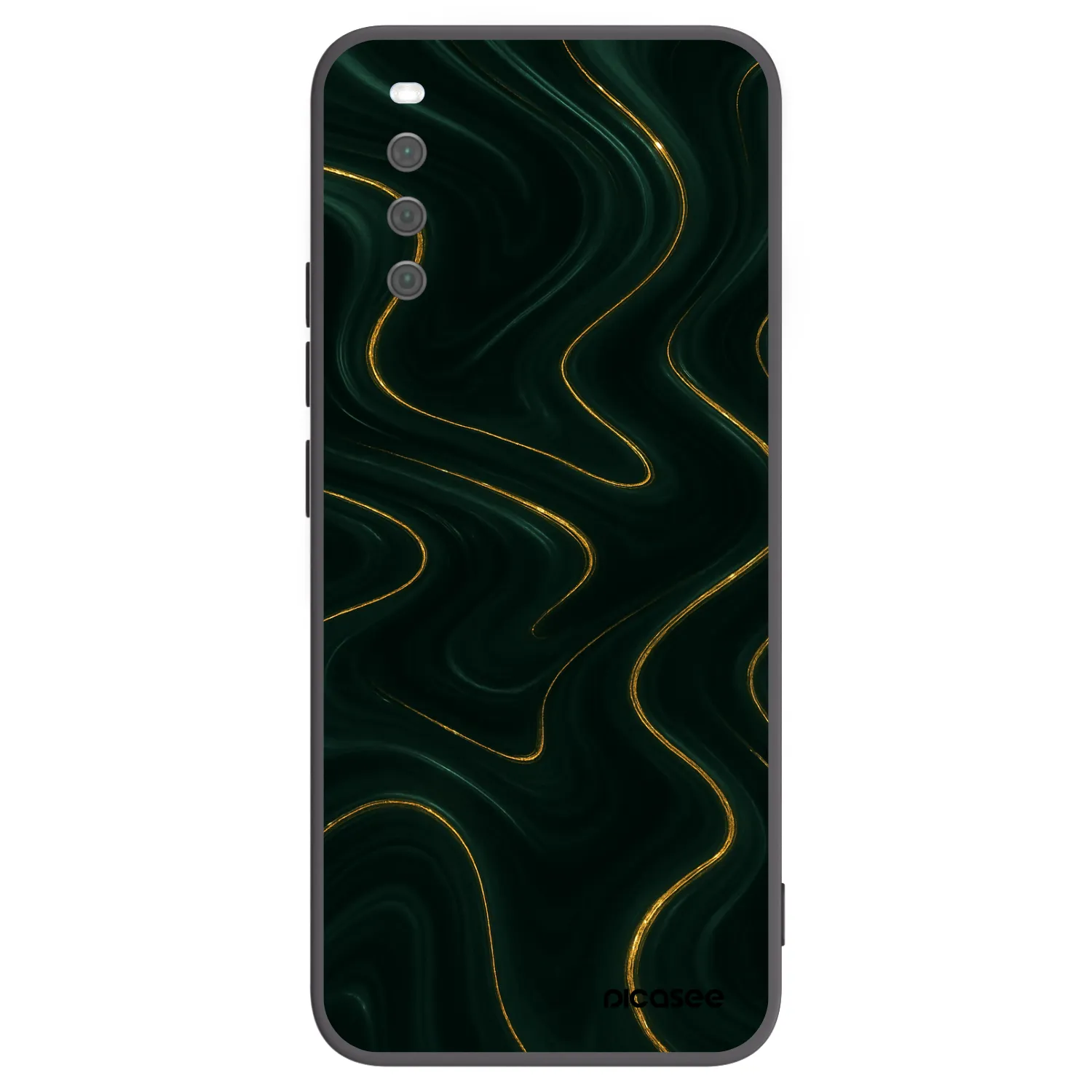 Picasee silikonowe czarne etui na Sony Xperia 10 III - Vawes