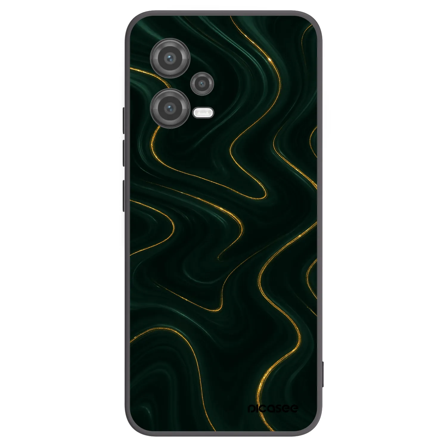 Picasee silikonowe czarne etui na Xiaomi Poco X5 - Vawes
