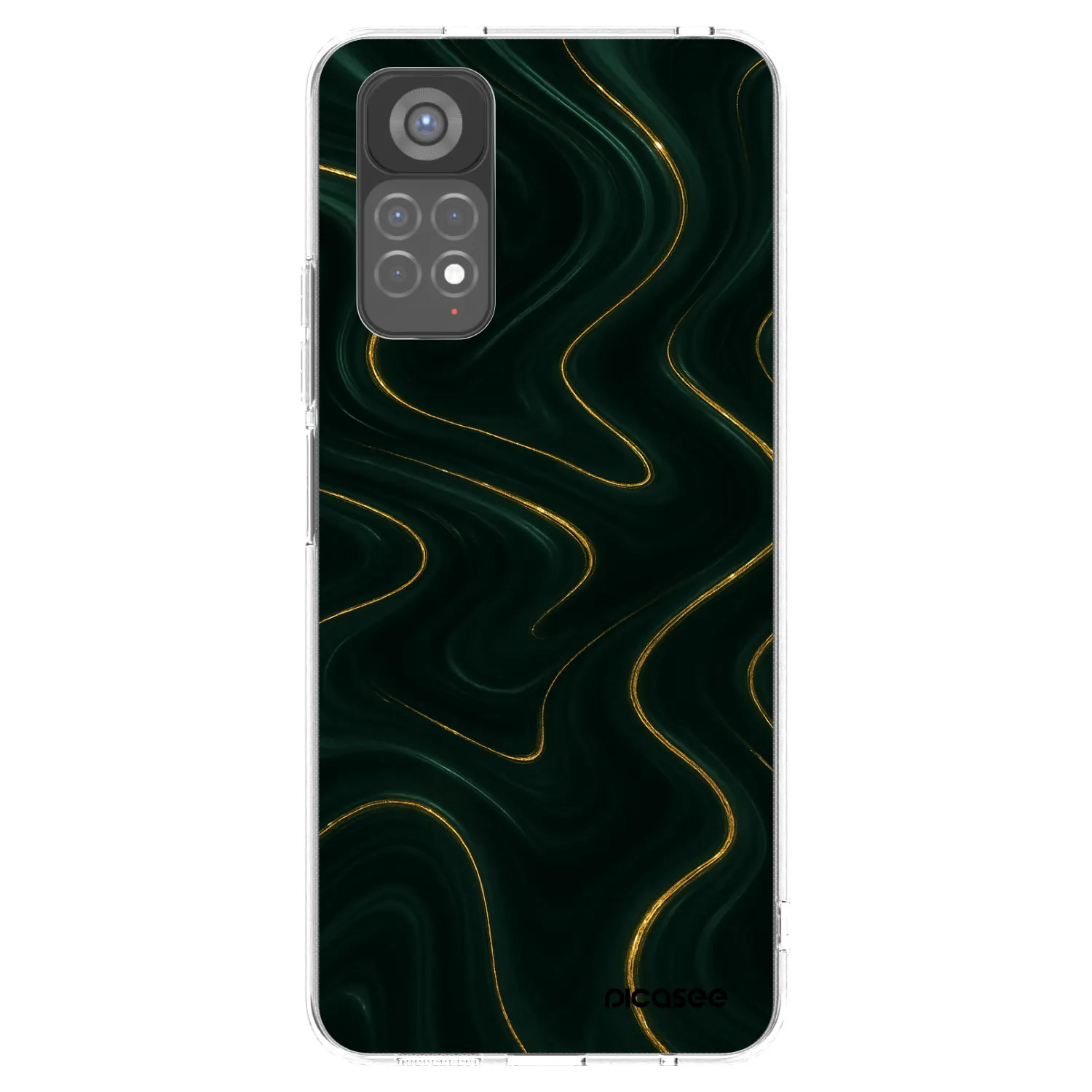 Picasee silikonowe przeźroczyste etui na Xiaomi Redmi Note 11S 5G - Vawes