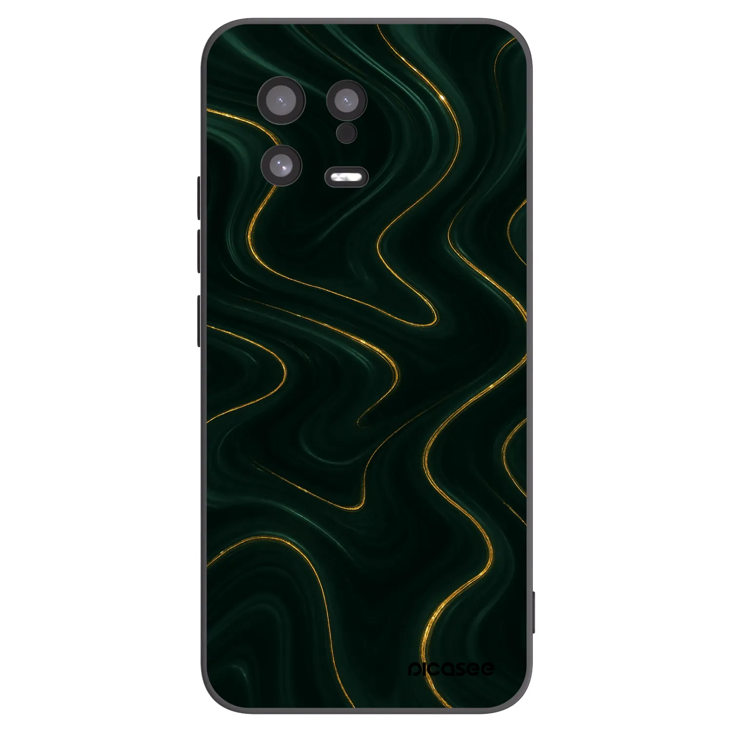 Picasee silikonowe czarne etui na Xiaomi 13 - Vawes