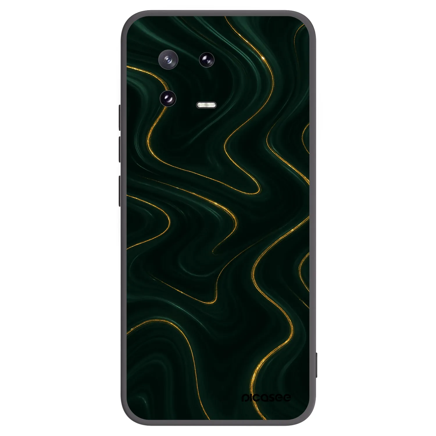 Picasee silikonowe czarne etui na Xiaomi 13 Pro - Vawes