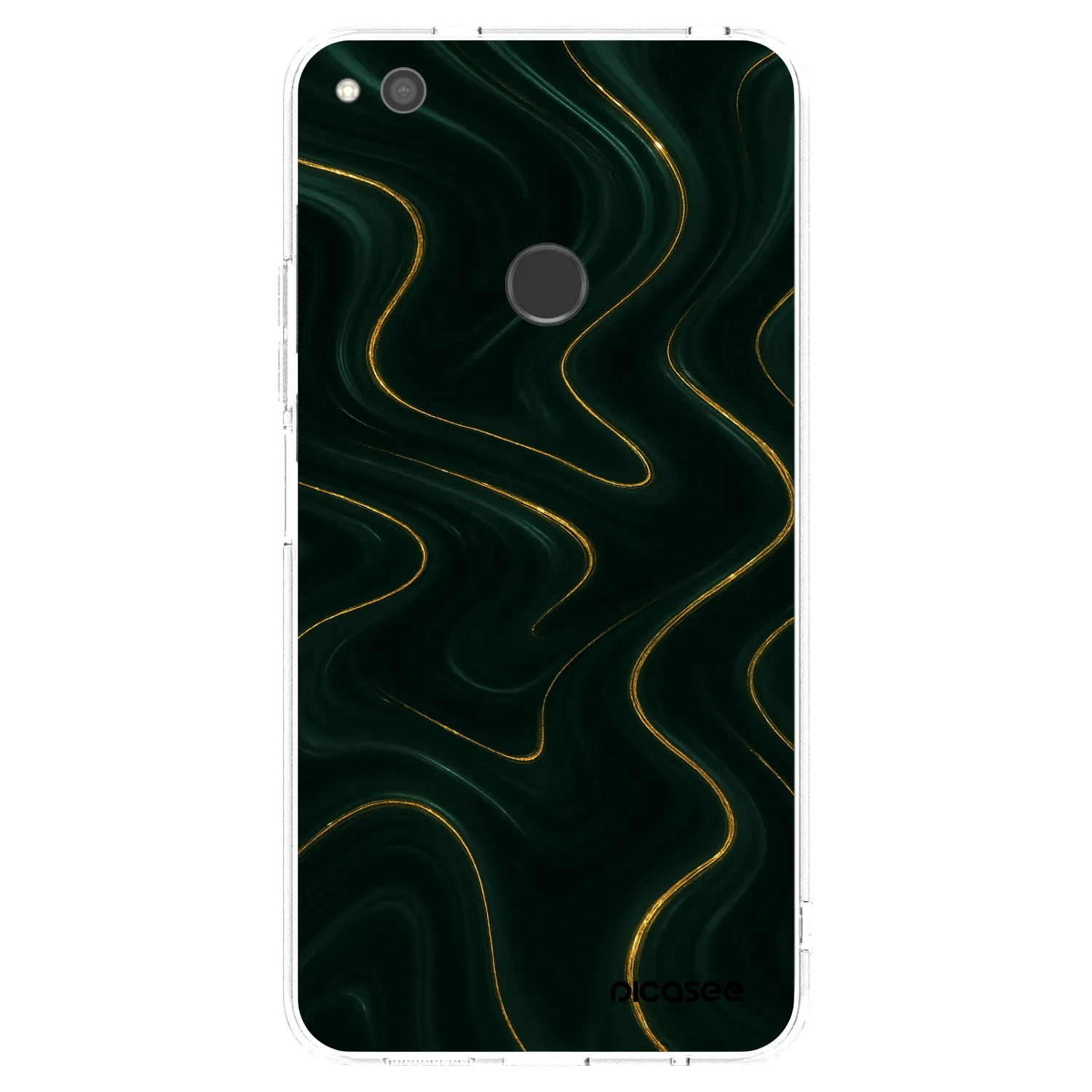 Picasee silikonowe przeźroczyste etui na Huawei P9 Lite 2017 - Vawes